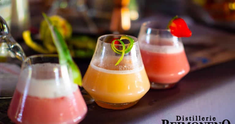 Cocktails Reimonenq voyage france guadeloupe