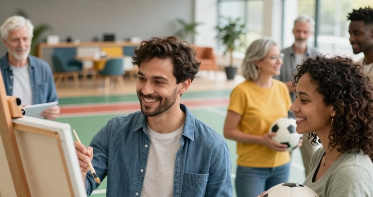 Bright living room with modern inventory