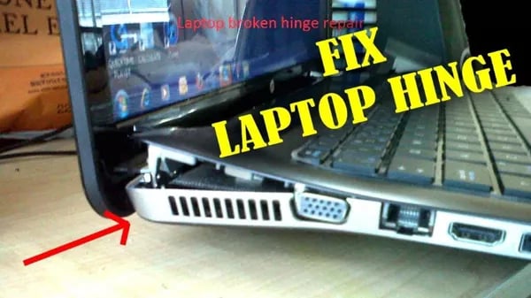 laptop hinge broken