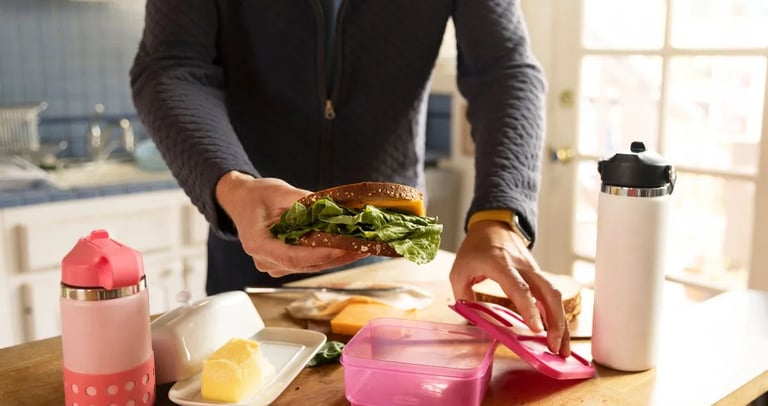 Refeições organizadas para dieta equilibrada