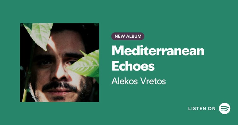 Mediterranean Echoes Album Promo Card 