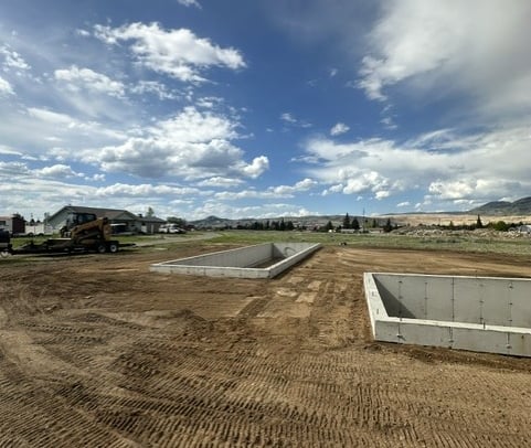 foundation backfilled