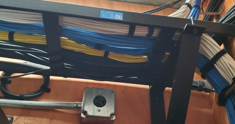cable management in network closet