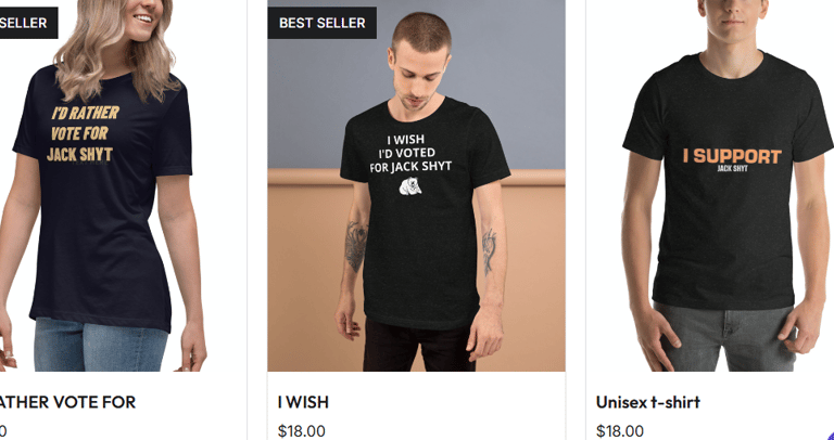 SUPPORT JACK SHYT - BUY SHIT AT THE JACK SHYT SHOP TODAY!