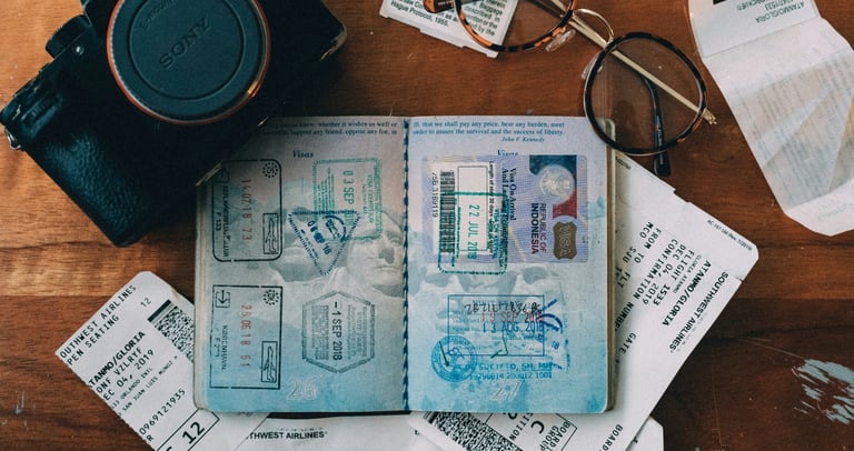 passeport et documents importants