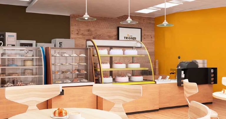 interior design for bakery brands