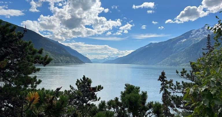 Taiya Inlet in Skagway 