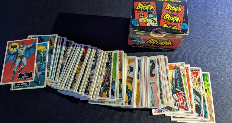 My Topps Batman trading cards 1966