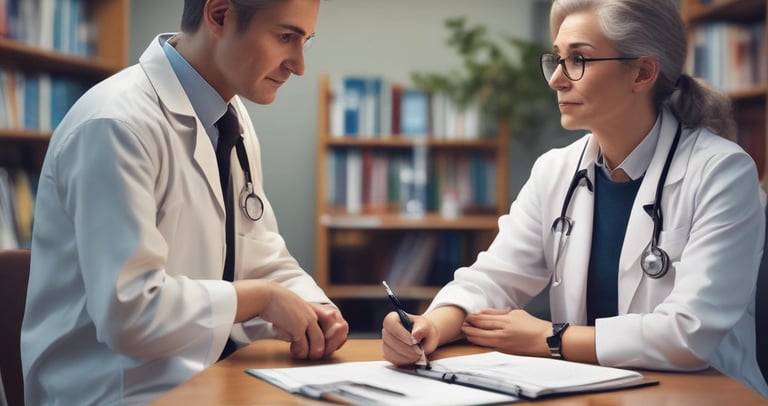 A patient performing guided leg exercises with a physiotherapist in a modern rehab center.