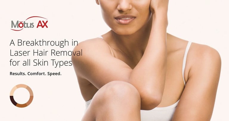 Motus AX - A breakthrough in Laser Hair removal for all skin types