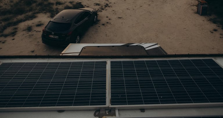 Motorhome solar panel kits