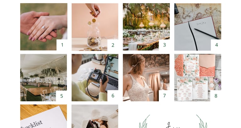 les étapes clés de l'organisation d'un mariage