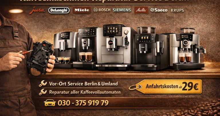 Kaffeevollautomat Reparaturservice