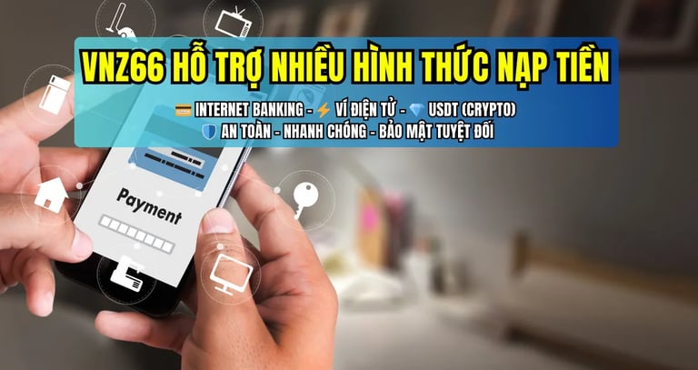 Hình thức nạp tiền tại VNZ66