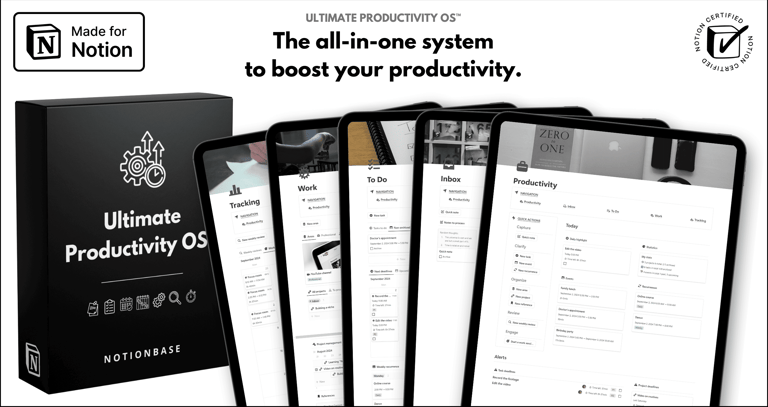 Notion Templates | Ultimate Productivity OS™ | Cover
