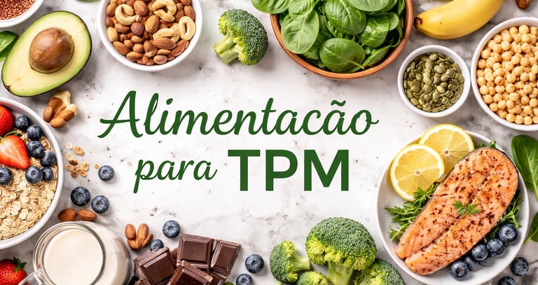 Alimentos saudáveis para aliviar sintomas da TPM.