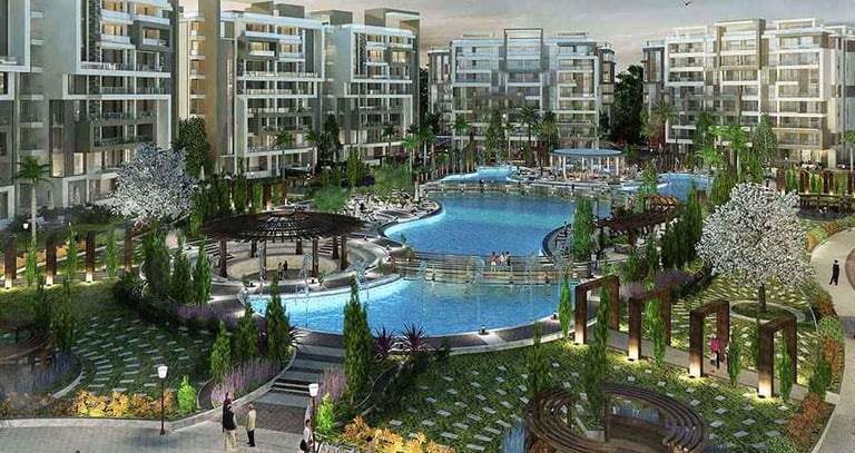 شاهد تصميم كمبوند مميز بالعاصمة الأدارية
