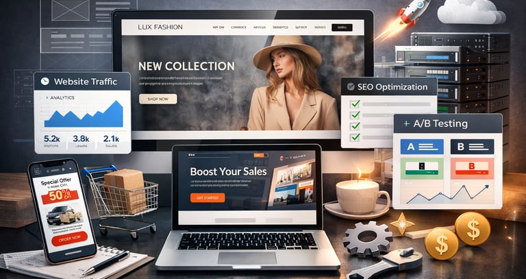 Agência de estratégias digitais focada em vendas online e crescimento de negócios