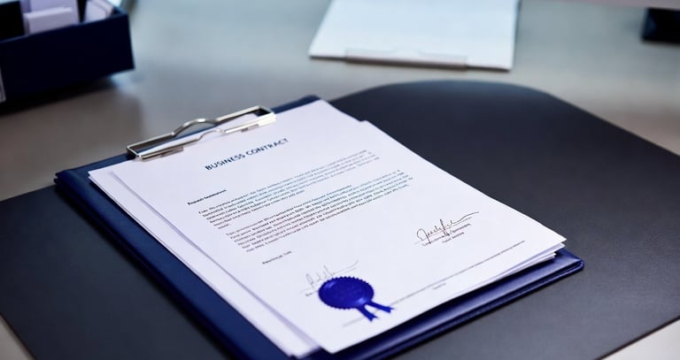 Documentos de tratos comerciales