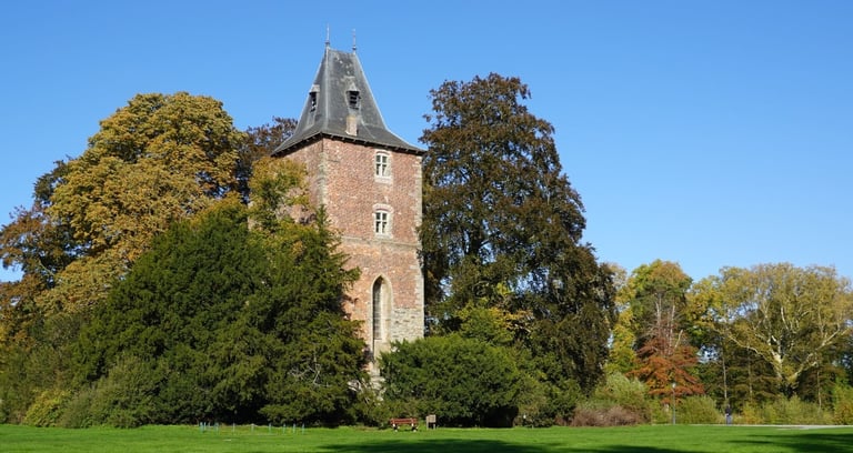 Medieval tower, Enghien, Belgium