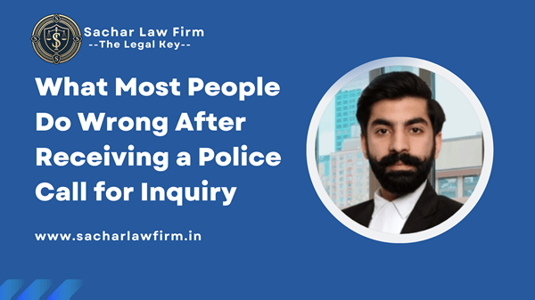 What Most People Do Wrong After Receiving a Police Call for Inquiry
