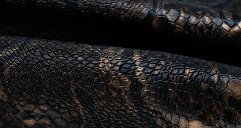 Professional leather photography highlighting the natural patina and creases