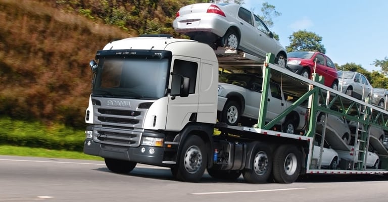 carreta cegonha para transporte de veículos, transporte de veículos, transporte de carros, cegonheir