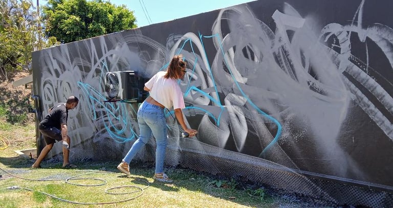 Dey MKO LSA, Eko LSA, fresque, performance