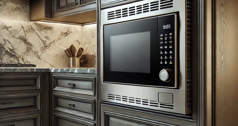 custom build-in microwave oven