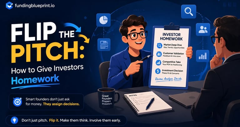 Flip the Pitch How to Give Investors Homework