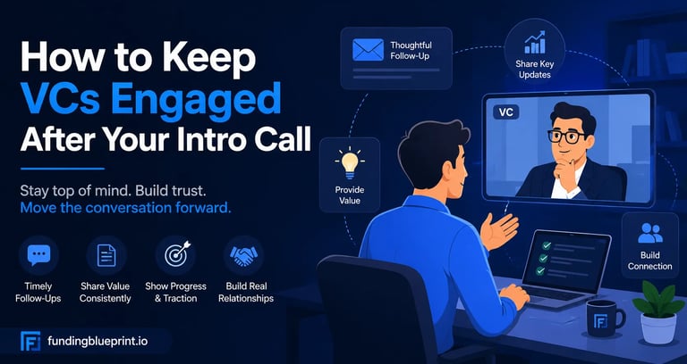 How to Keep VCs Engaged After Your Intro Call