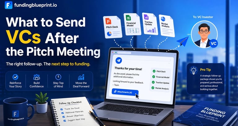 What to Send VCs After the Pitch Meeting