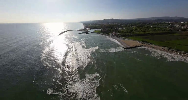 Vista  aerea Roseto degli Abruzzi