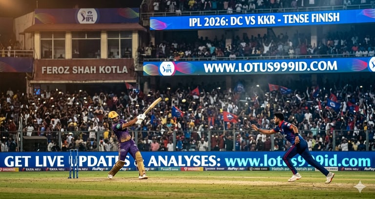 lotus999 DC VS KKR