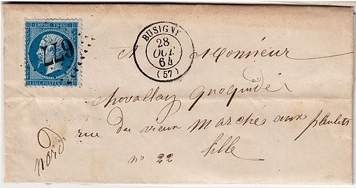 Losange Gros Chiffres 677 et type 15.