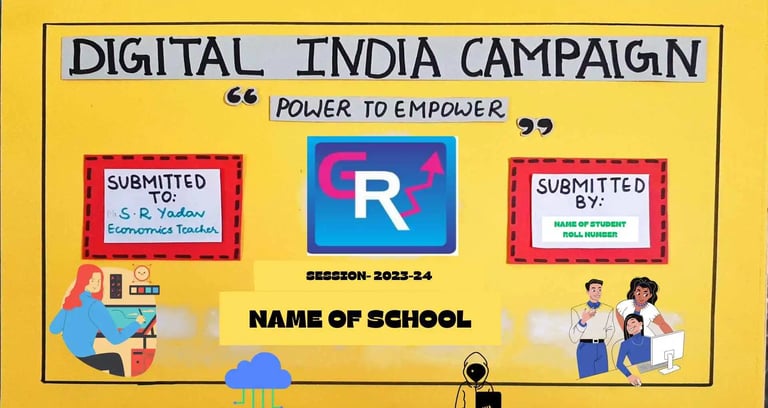 digital india - step towards the future project class 12