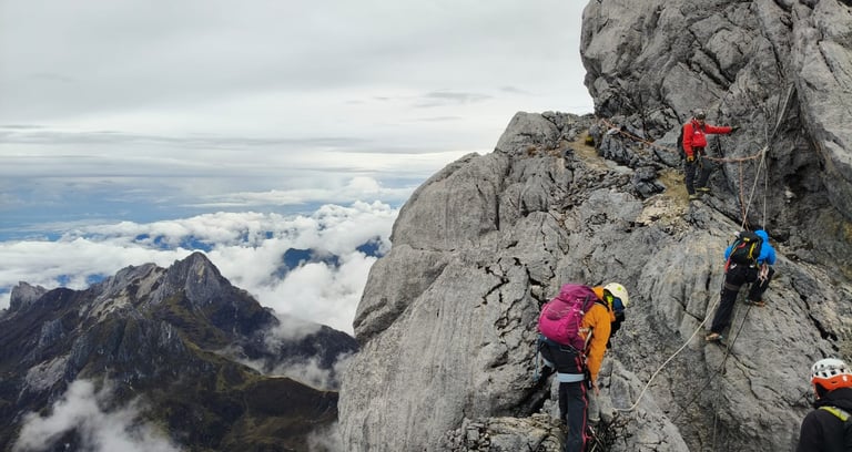 Climb Puncak Jaya know as Carstensz Pyramid 4884m