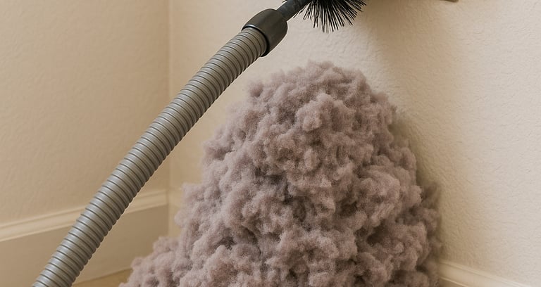 After Photo: Dryer Vent Cleaning Prevent a house fire
