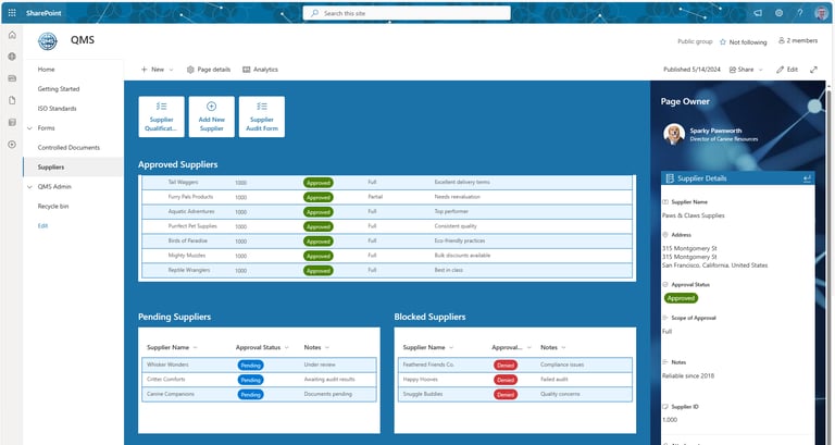 Supplier Management