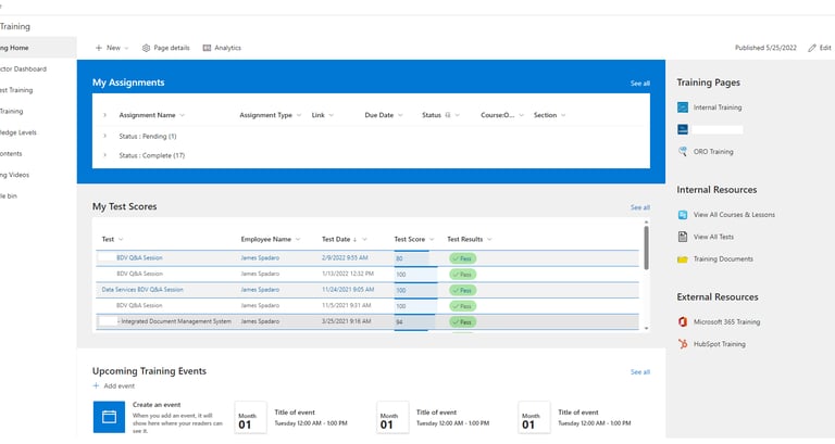 Employee Training & SharePoint LMS