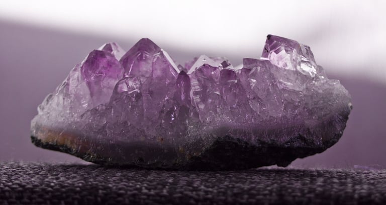 une améthyste