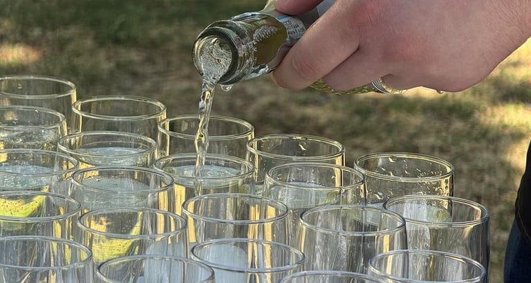 Wine reception; drinks reception; wine bar; sparkling reception 