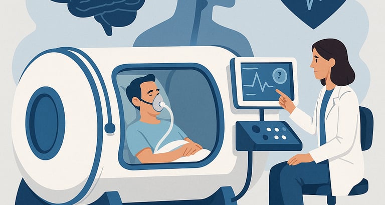 Sesiones de oxigenoterapia en cámara hiperbárica