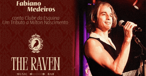 cantor Fabiano Medeiros no The Raven Music Bar