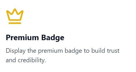 Premium Badge