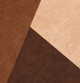 Brown, tan, and cream triangle blocks