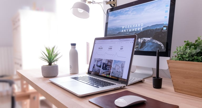 Site e-commerce sur un ordinateur
