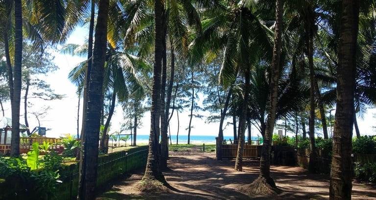 Stay in front of Ladghar Beach
