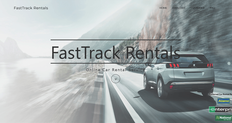 Car Rental Management System - Home Page