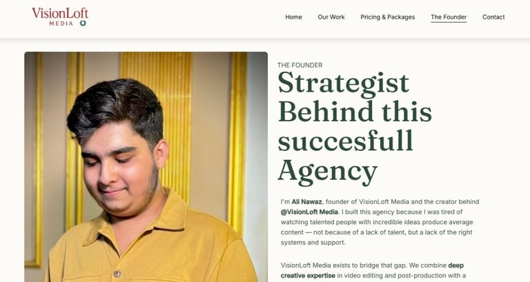 Ali Nawaz - Social Media Marketing Expert & Video Editor